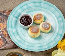 Сырники с ванилью и изюмом