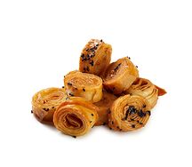 Хворост с кунжутом и мёдом