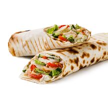 Шаурма с запечённой свиной рулькой