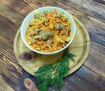 Хе из куриных сердечек
