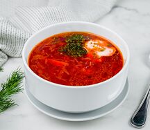 Борщ с говядиной
