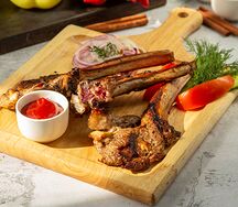 Шашлык из каре ягненка