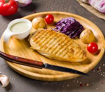 Стейк из куриного филе