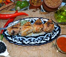 Шашлык из куриной голени