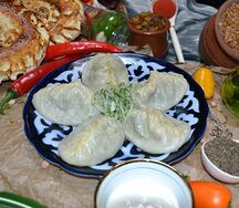 Манты с бараниной