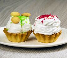 Пирожное Корзиночка с белковым кремом