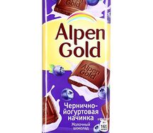 Шоколад Alpen Gold Чернично-йогуртовая начинка