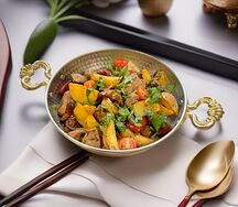 Жаркое со свининой и картошкой 