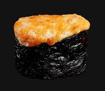 Запеченный гункан с лососем