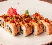 Опаленный лосось