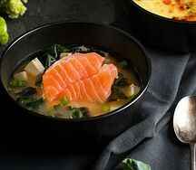 Мисо с лососем