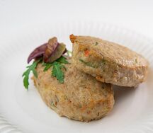 Котлета из индейки с кабачками
