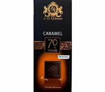 Темный шоколад J. d. Gross Карамель 70% какао