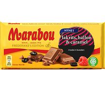 Шоколад Marabou Лакрица, малина и карамель