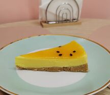 Чизкейк тропический с манго и маракуйей 