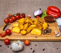 Картофельные дольки большие