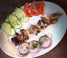 Шашлык из бараньей мякоти
