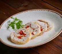 Домашний куриный рулет