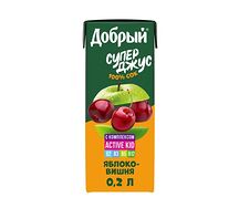 Добрый сок Яблоко-вишня