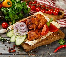 Шашлык из куриного филе