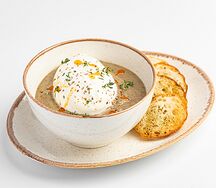 Крем-суп из лесных грибов