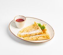 Блинчики с соусом