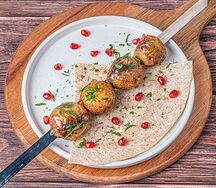 Картофель мини с салом