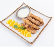 Хрустяшки из куриного филе