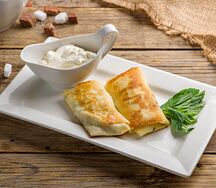 Блины с мясом