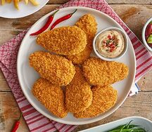 Наггетсы куриные с чесночным соусом