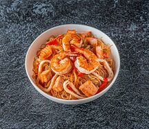 Фунчоза с морепродуктами