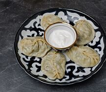 Манты с говядиной