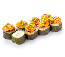 Запеченный с мидиями