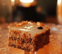 Карамельное пирожное