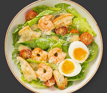 Цезарь с тигровыми креветками