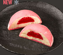 Моти клубничный пломбир