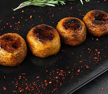 Шампиньоны на мангале