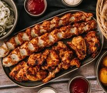 Сет №3 с куриным люля и шашлыком с гарниром