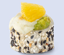 Запечённый ролл с угрём и гуакамоле