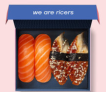 Суши угорь и лосось