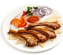 Шашлык из баранины (корейка)