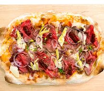 Ростбиф с артишоками Пицца