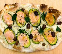 Лосось-цукини Пиццетта