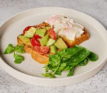 Бриошь с крабом