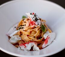 Паста с камчатским крабом