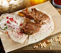 Шашлык из телячьей корейки