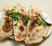 Кутабы из зелени