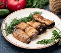 Рулет из баклажанов
