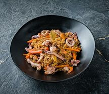 Рис с морепродуктами