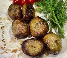 Картофель на углях